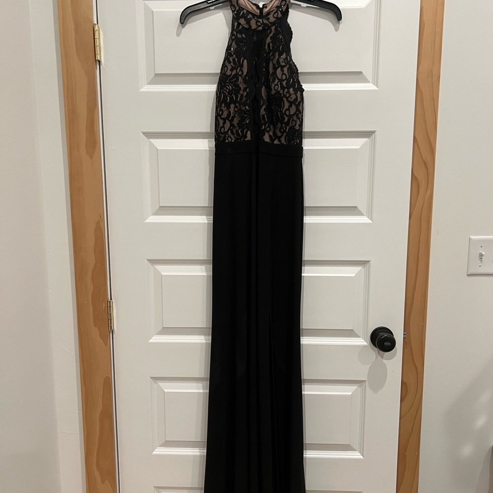 Black Lace Formal Dress
